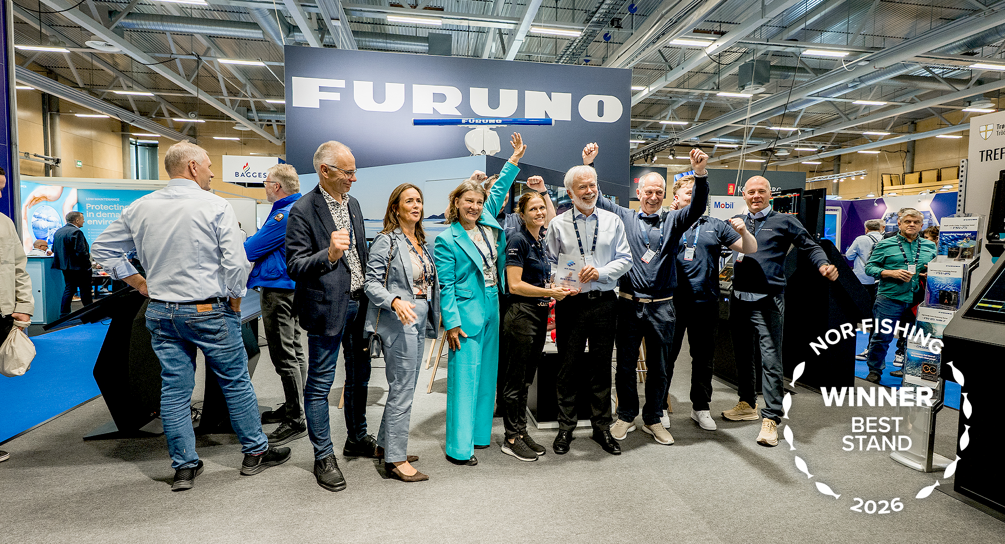 Vinneren av årets beste stand er Furuno Norge AS